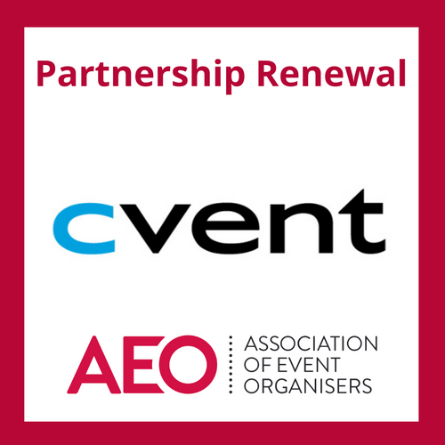 Association of Event Organisers (AEO) and Cvent Renew Strategic Partnership for 2021/2022